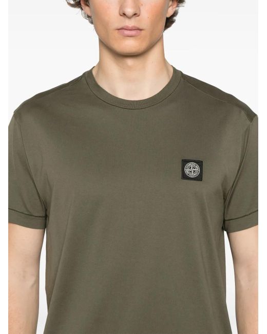 Stone Island Green T-Shirt for men