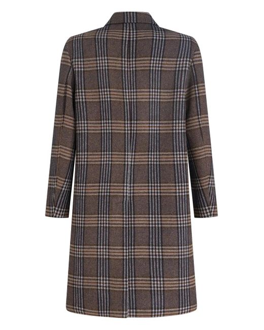 Etro Mantel Mit Karomuster in Gray für Herren