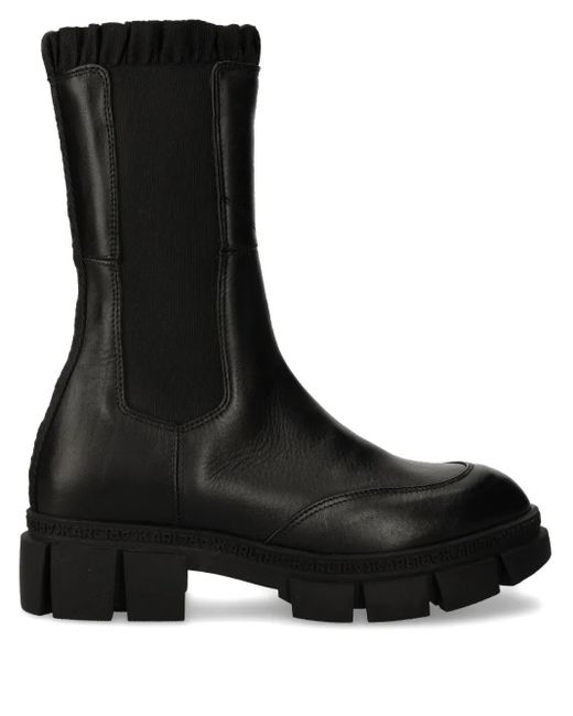 Botas Aria Ruffle Karl Lagerfeld de color Black