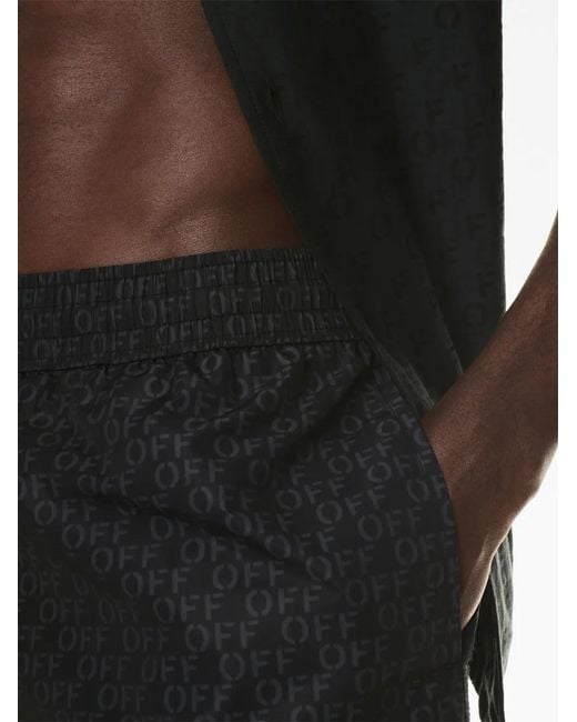 Off-White c/o Virgil Abloh Black Beachwear for men