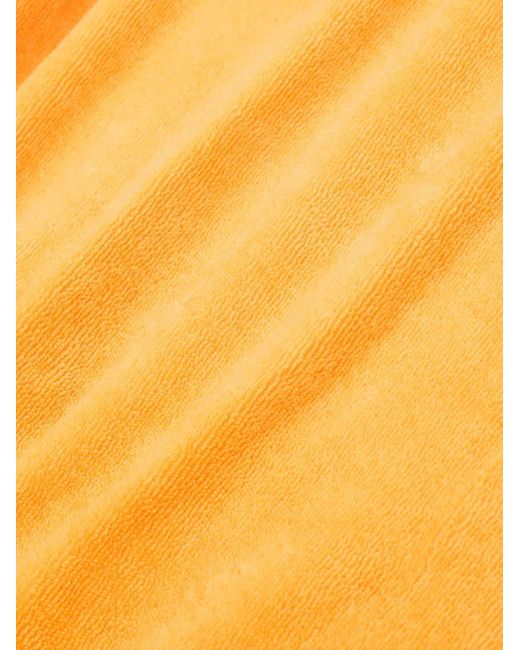 Sporty & Rich Yellow Ny Tennis Club Zip-Up Hoodie