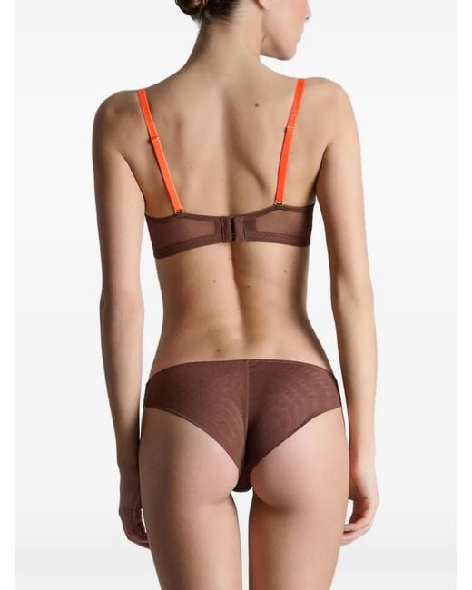 Maison Close Natural Corps À Corps Mesh Briefs