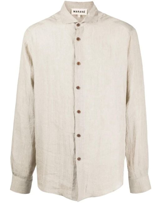 Marane Natural El Pacifico Linen Shirt for men