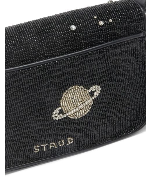 Staud Black Starry Night Crossbody Bag