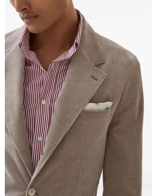 Brunello Cucinelli Sakko aus Cord in Brown für Herren