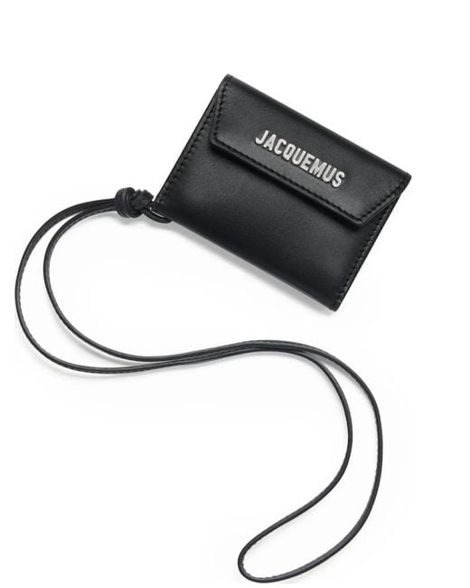 Jacquemus Black Credit Card Holder for men