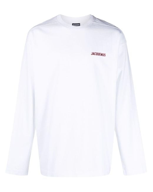 Jacquemus Sweater Met Logoprint in het White voor heren