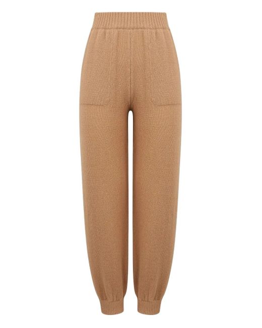 MSGM Natural Gerippte Jogginghose