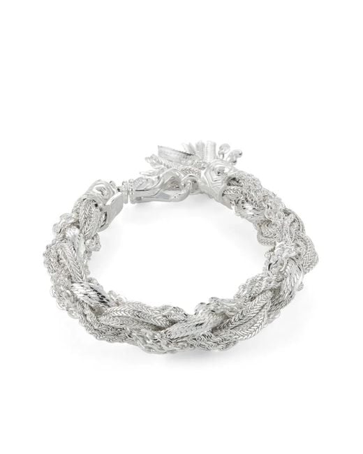 Emanuele Bicocchi White Rope-Chain Bracelet