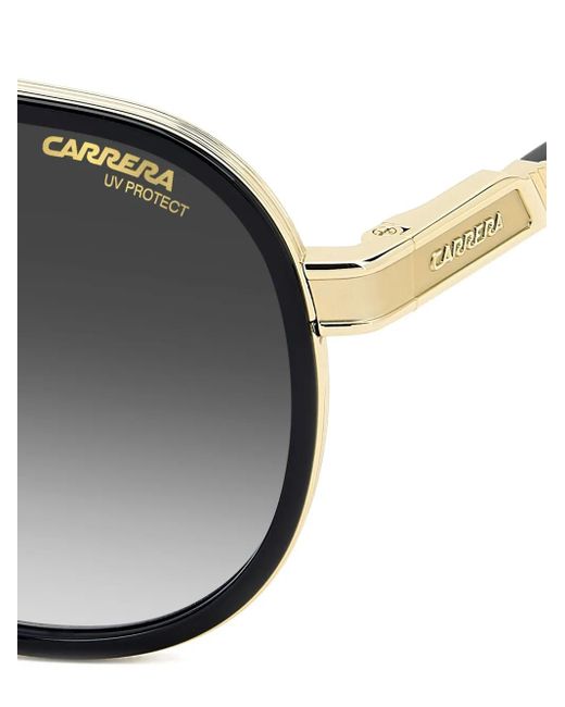 Carrera Black Pilot-Frame Sunglasses for men