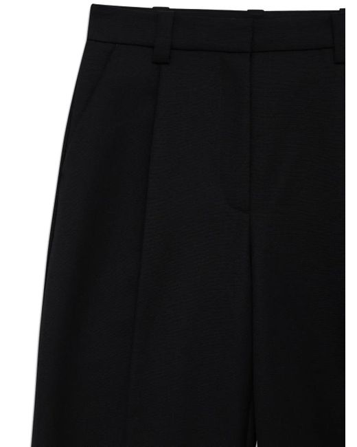 Anine Bing Black Pleated Trousers