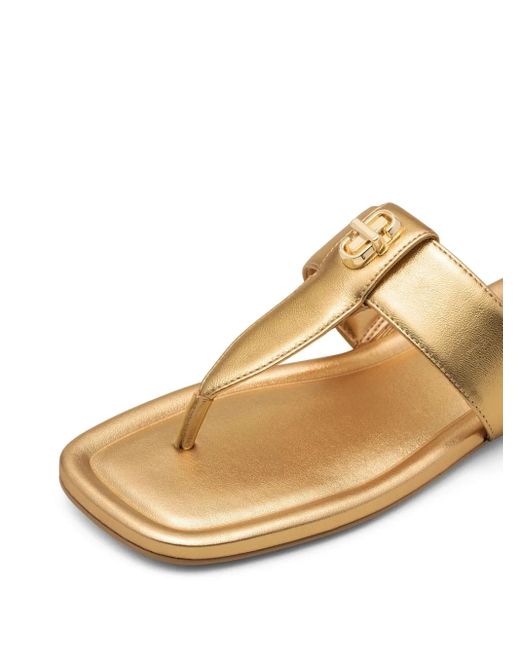 Sandales The Dual T Marc Jacobs en coloris Metallic