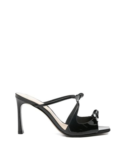 Alexandre Birman Black Lolita Knot-Detail Sandals