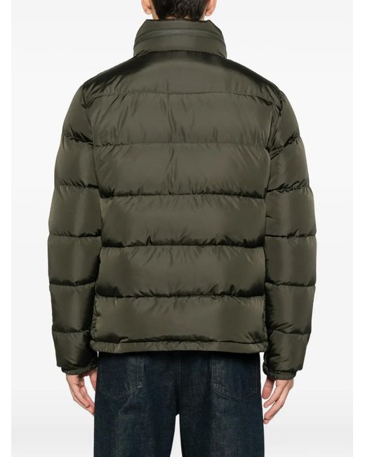 Aspesi Green Zip Puffer Jacket for men