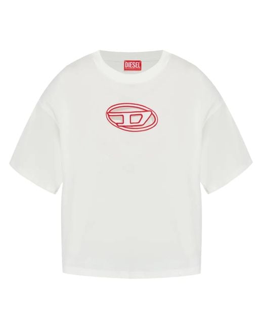 DIESEL T-buxt Tシャツ White