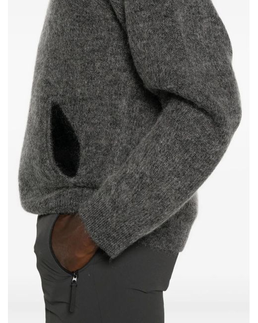 Hiking Patrol Gray Essence High-Neck Jumper for men