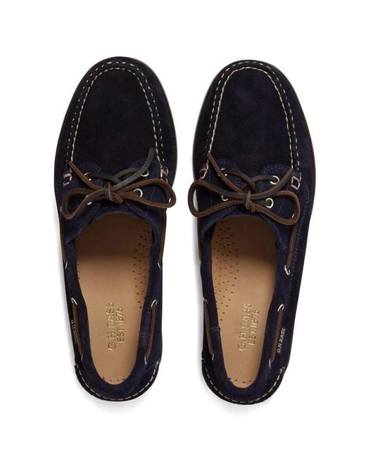 G.H.BASS White Jetty Ii 2 Eye Boat Shoes for men