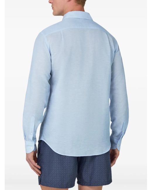 メンズ Boggi クラシックシャツ Blue