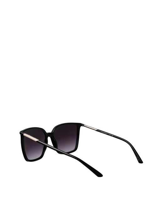 Calvin Klein Black Square-Frame Sunglasses