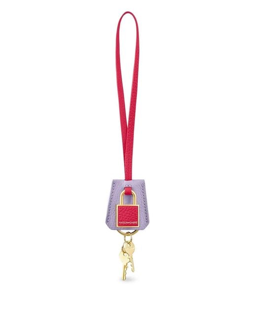 Maison De Sabre Red The Sabrémoji Padlock Charm