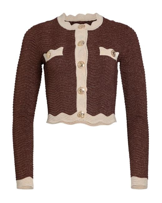Chaqueta Dallys retroféte de color Brown