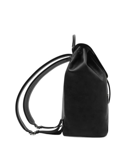 Burberry Black Sac À Dos Knight Stamp À Lien De Resserrage for men