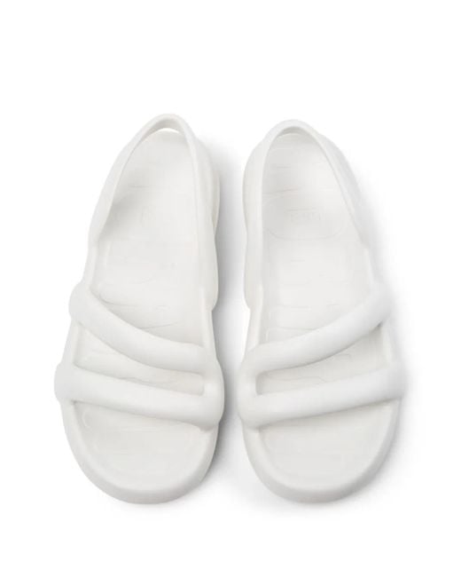Camper White Kobarah Flat Sandals