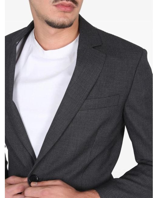 Aspesi Gray Single-Breasted Jacket for men