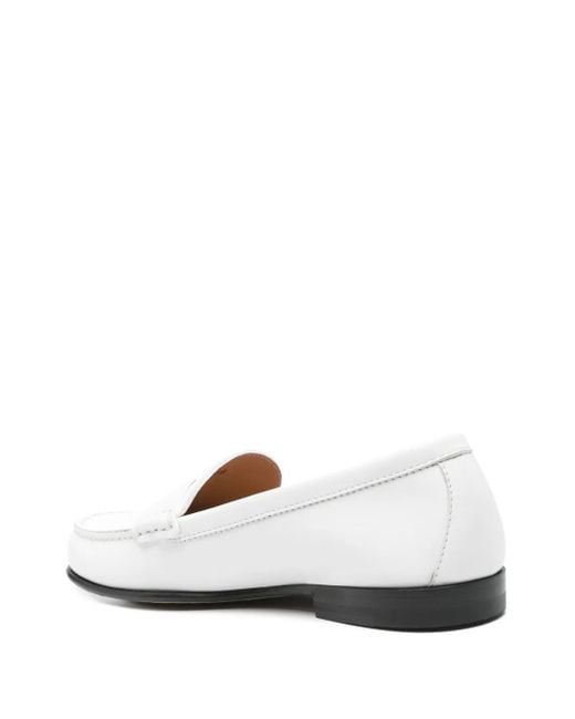 Henderson White Charlotte Loafers