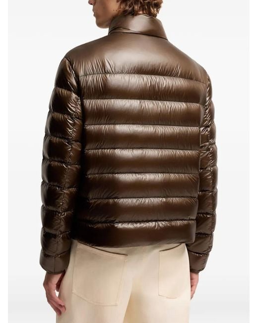 Moncler Brown Sergesta Packable Short Down Jacket for men