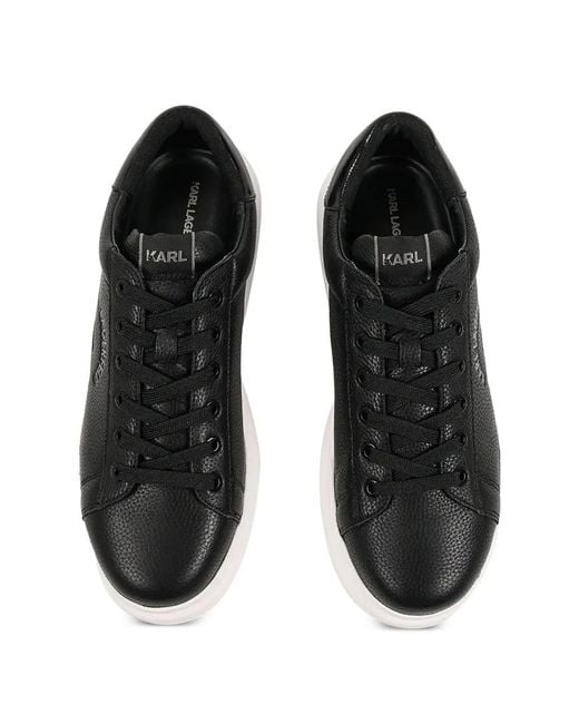 Karl Lagerfeld Sneakers Met Logoprint in het Black voor heren