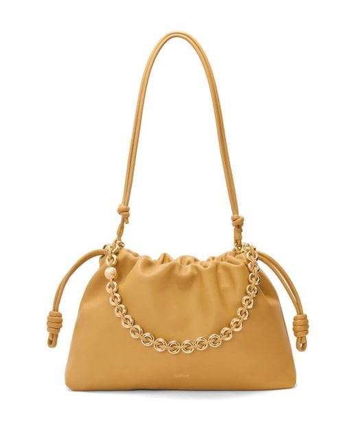 Loewe Metallic Große Flamenco Schultertasche