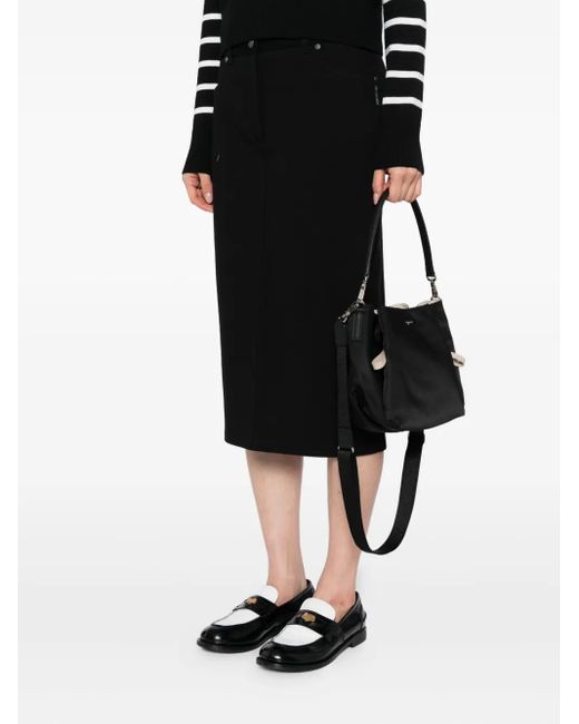 Agnes B. Black 2-Way Tote Bag