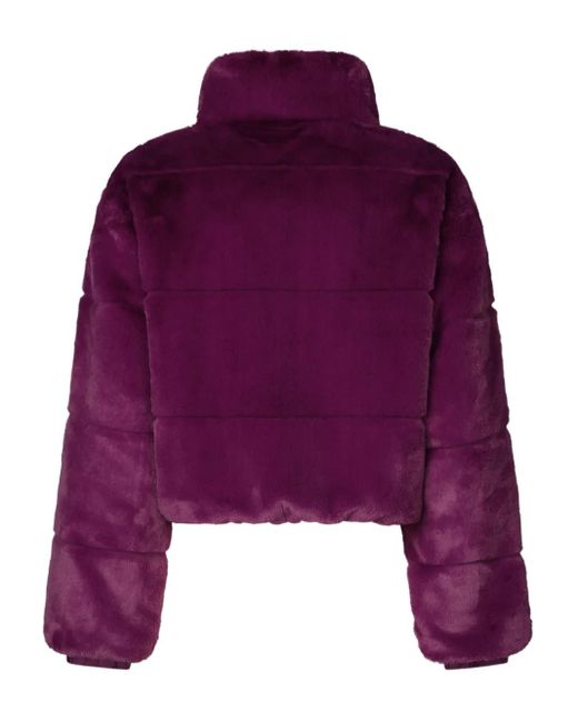 Save The Duck Purple Panelled Jacket