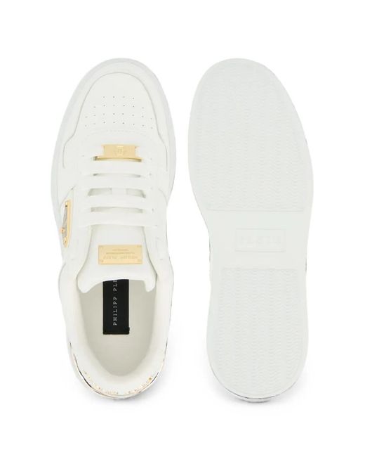 Philipp Plein White Baskets Carson