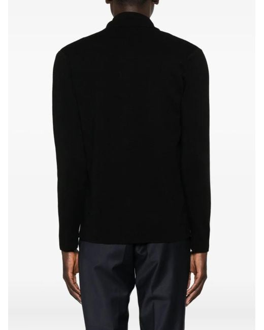 Daniele Fiesoli Black Cardigan À Poches Boutonnées for men
