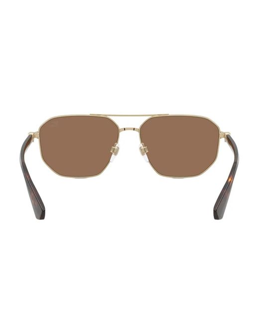 Burberry Brown Geometric-Frame Sunglasses for men