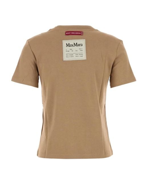 Max Mara Natural Cotton T-Shirt