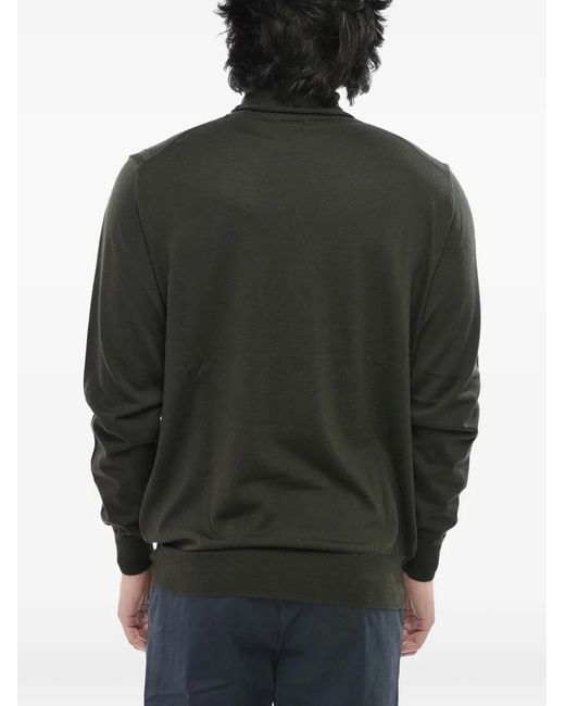 Paolo Pecora Gray Long-Sleeves Sweater for men