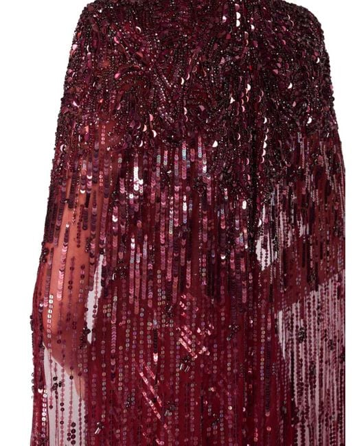 Jenny Packham Purple Rush Gown