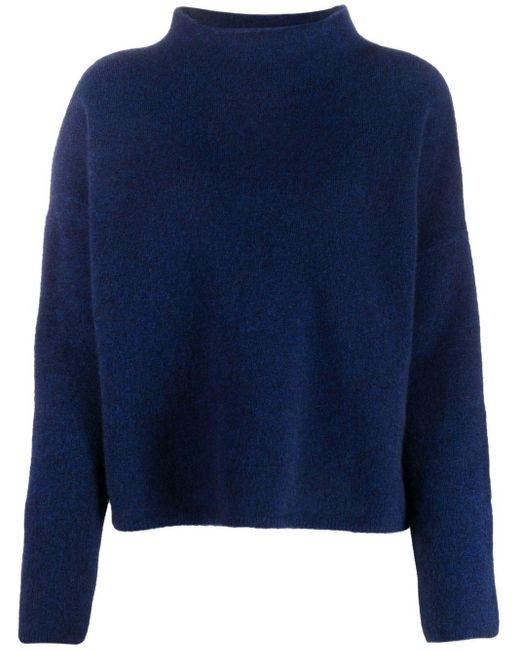 Filippa K Mika Funnel-neck Jumper in Blue | Lyst Canada