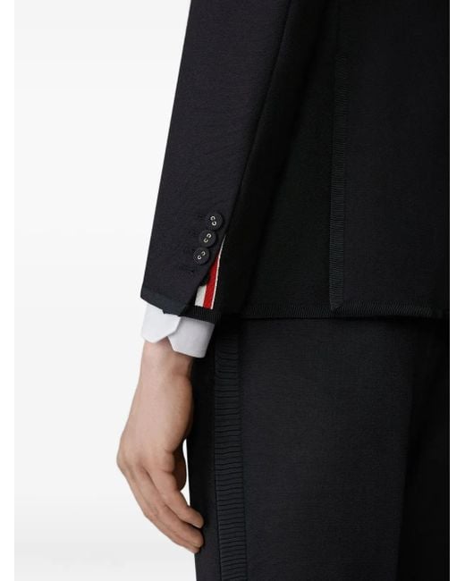 Thom Browne Wollen Blazer Met Drie Knopen in het Blue voor heren