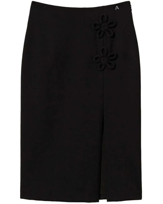 Gonna Con Applicazione di Twinset in Black