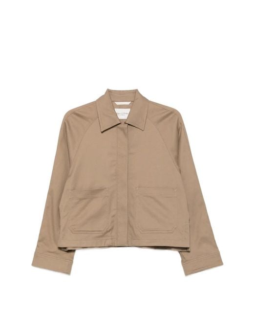Marc O' Polo Natural Button-Fastening Pocket Jacket