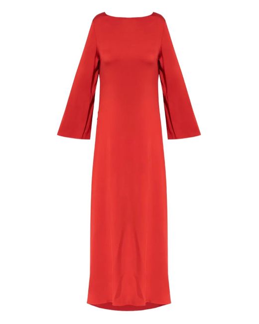 By Malene Birger Red Mock-Neck Cocktail Dress