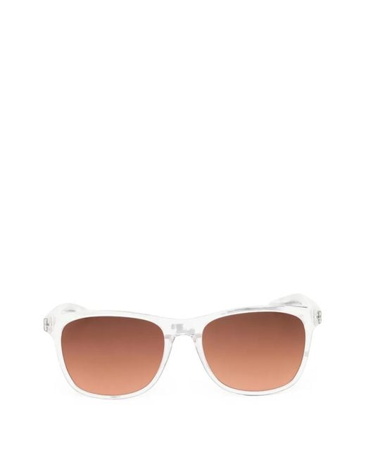 Nike White Passage Square-Frame Sunglasses for men