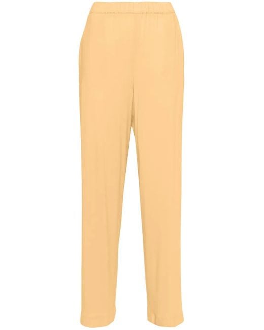 Fabiana Filippi Natural High-Waist Straight-Leg Trousers