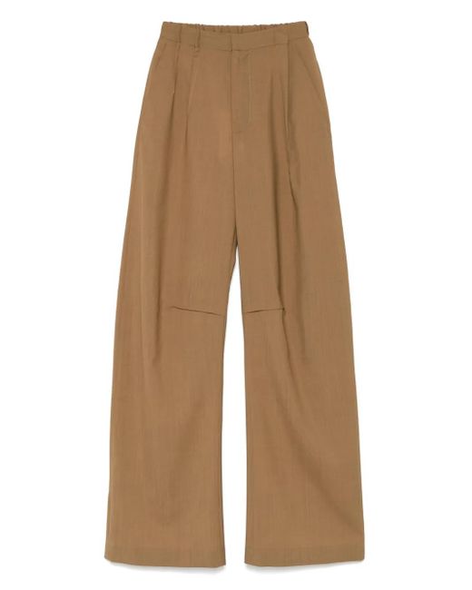 MM6 by Maison Martin Margiela Wollen Broek in het Natural