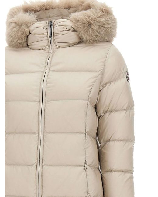 Colmar エコファートリム パデッドコート Natural