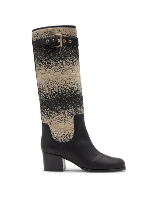 Castaner Black Niebla Buckle-Detail Boots
